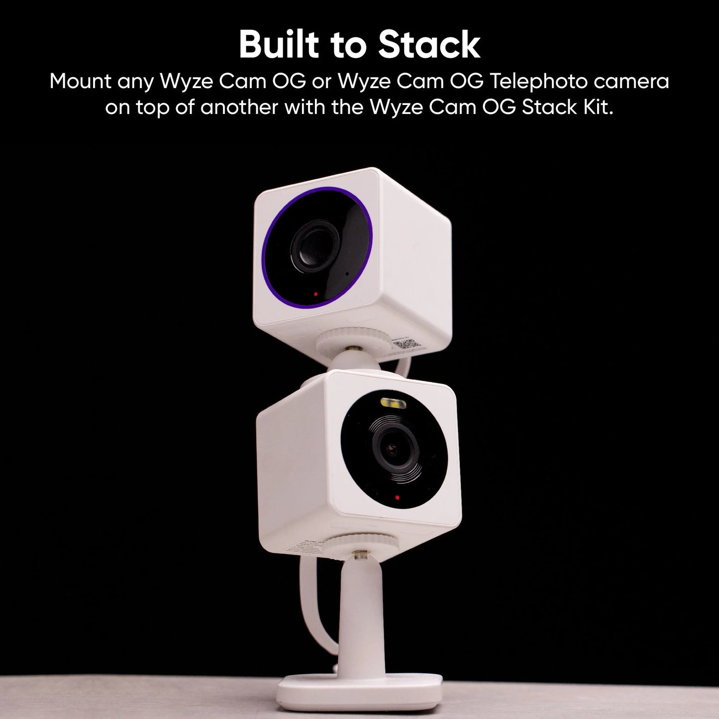 - Cam OG Indoor/Outdoor Wireless 1080P Security Camera - WHITE