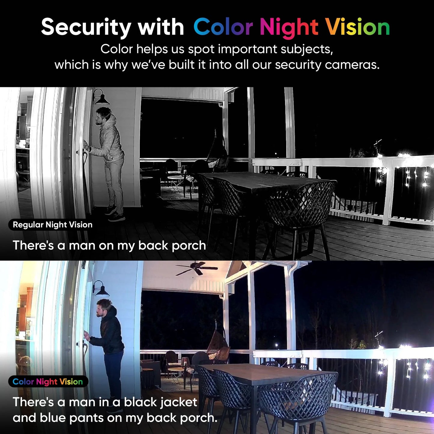 - Cam OG Indoor/Outdoor Wireless 1080P Security Camera - WHITE