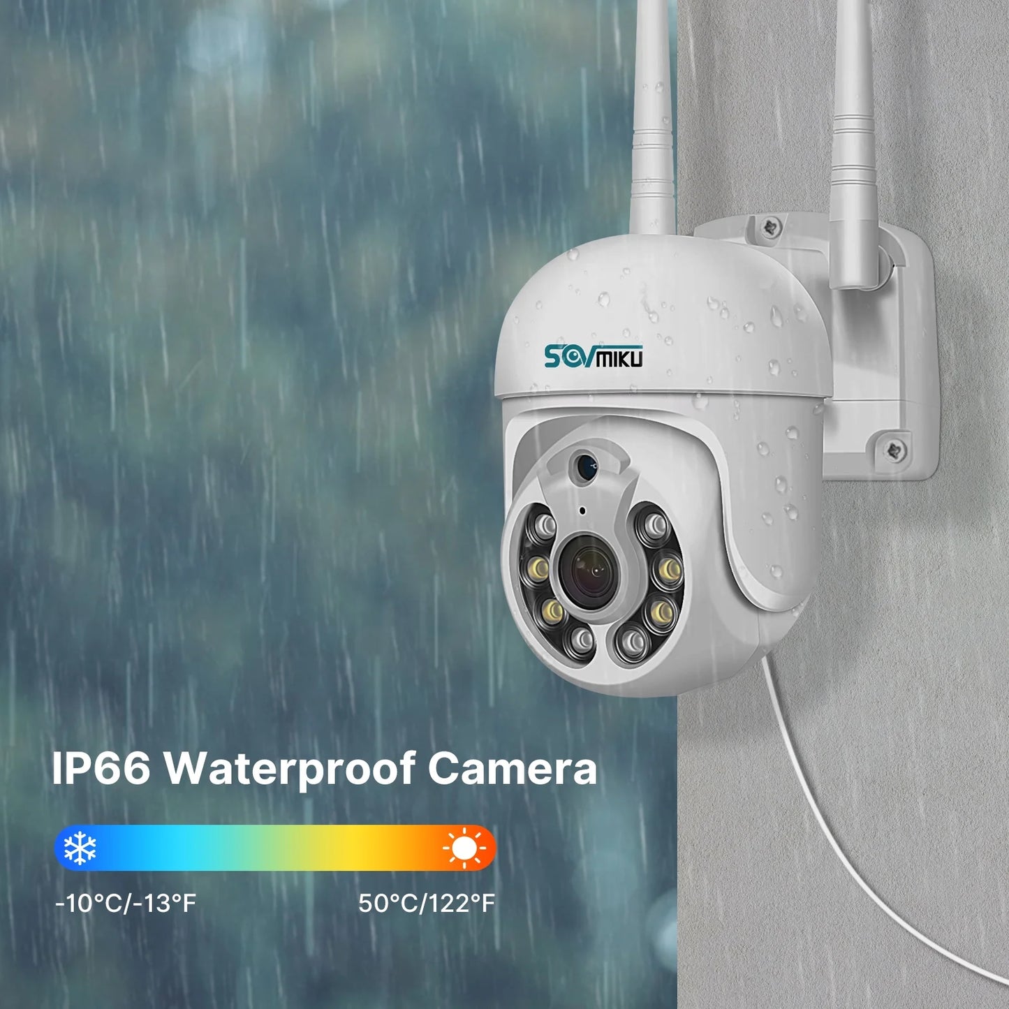 360 View Pan Tilt 5MP Wireless Security Camera System with 12.1" Monitor,3Tb Hard Drive,Color Night Vision,Ai Human Detection