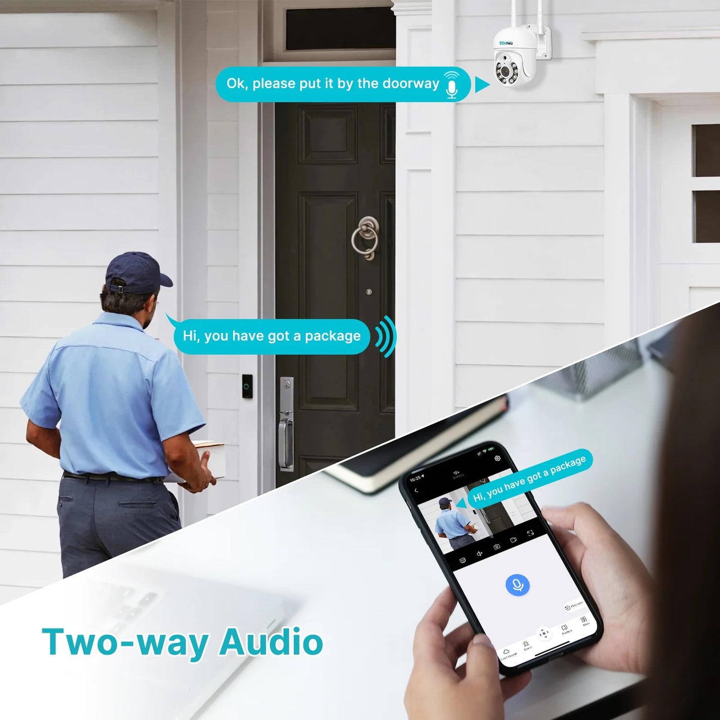 360 View Pan Tilt 5MP Wireless Security Camera System with 12.1" Monitor,3Tb Hard Drive,Color Night Vision,Ai Human Detection