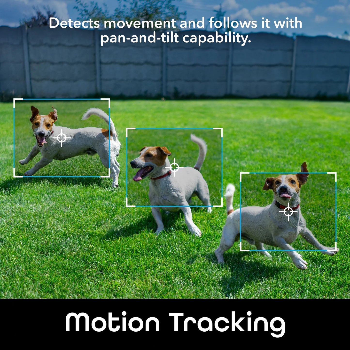 Lookout Outdoor Auto-Follow Security Camera 2K Quad HD, Smart Spotlight, Weatherproof, Motion Detection, Compatible with Alexa and Google Home