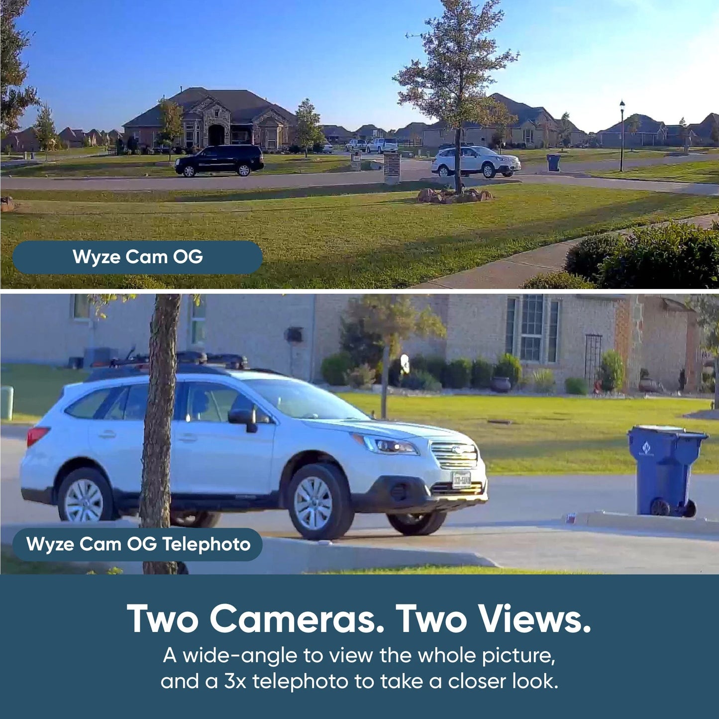 - Cam OG Indoor/Outdoor Wireless 1080P Security Camera - WHITE