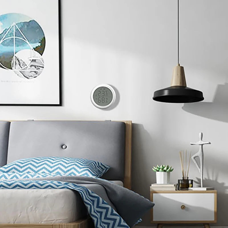 Ewelink Zigbee Smart Wireless Temperature and Humidity Sensor Detector LED Screen Display Thermometer Home Automation