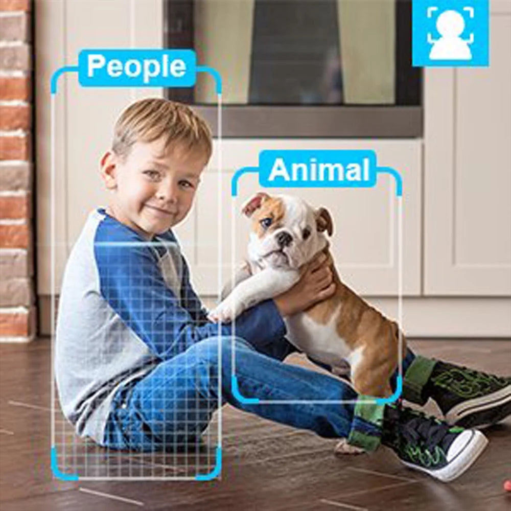 Solar Security Camera for Home Outdoor Solar Battery Powered Wireless Wifi Cam Pan Tilt White