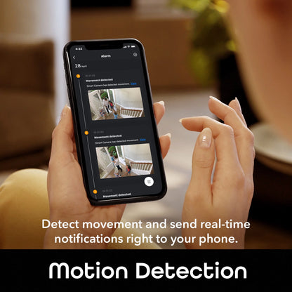 Look Smart Indoor Security Camera | 1080P HD with Night Vision, Motion Detection, 2-Way Audio | Compatible with Alexa & Google Home | 2 Pack