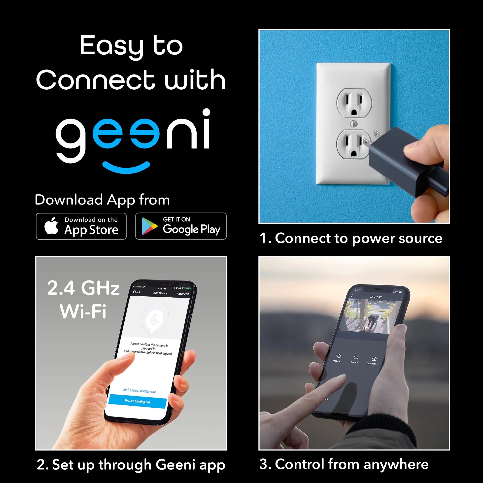 Hawk 2 Smart Security Outdoor Wired IP66 Camera | Night Vision, Motion Sensor, 2 Way Audio | Works with Alexa & Google Home | Weatherproof Black Surveillance Cam