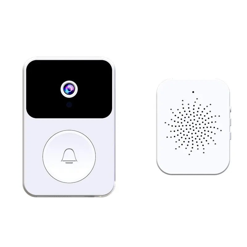 Smart Ring Doorbell Camera, 1 Count 2.4G Wifi Video Ring Doorbell Camera with Night Vision, USB Rechargeable/Batteries Required Security Security System for Home
