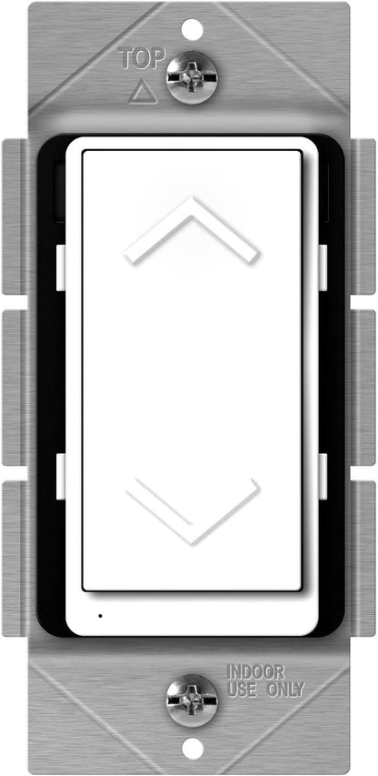 Z-Wave Dimmer, Smart Dimmer Switch for Z-Wave Home Automation, Z-Wave plus Dimmer Switch with Smart Meter Energy Monitor, Neutral Wire Required, Works with Alexa, ZW500DM-PLUS