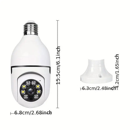 Wireless Wifi Light Bulb Home Security Cameras, 1 Box E27 Light Bulb Home Camera Security, 1080P Cameras Security Monitor, 360° Camera Security, Security Cam, Summer Essentials