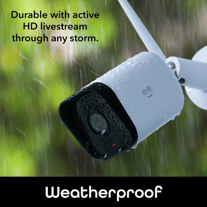 Hawk 3 HD 1080P Outdoor Security Camera, IP66 Weatherproof, Night Vision and Motion Detection